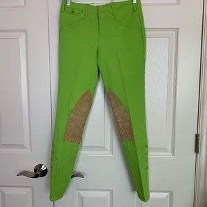 Ralph Lauren Lime Jodhpurs 2